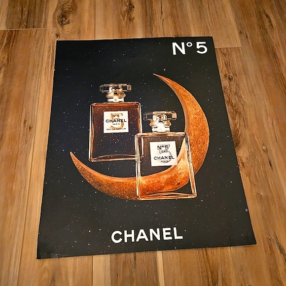 Chanel No. 5 Moon Holiday Poster Home Decor Iconic No. 5 Luxury Room Decor